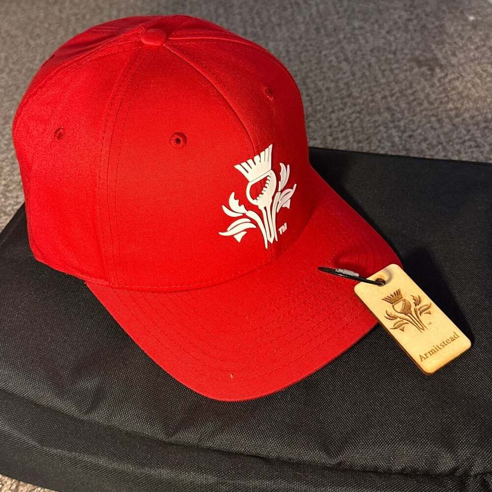 Armitstead Scottish Thistle Red Heat Transferred Vinyl Golf Hat